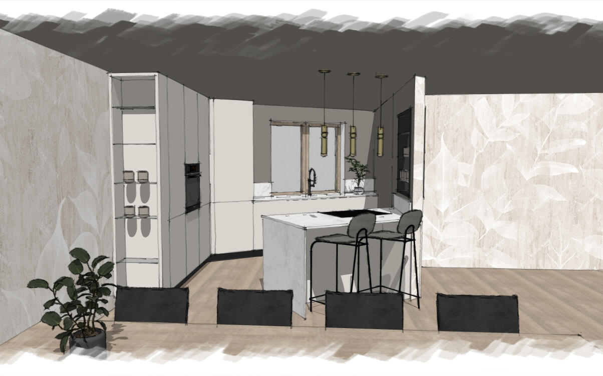 Konzeptschmiede Küche beige modern